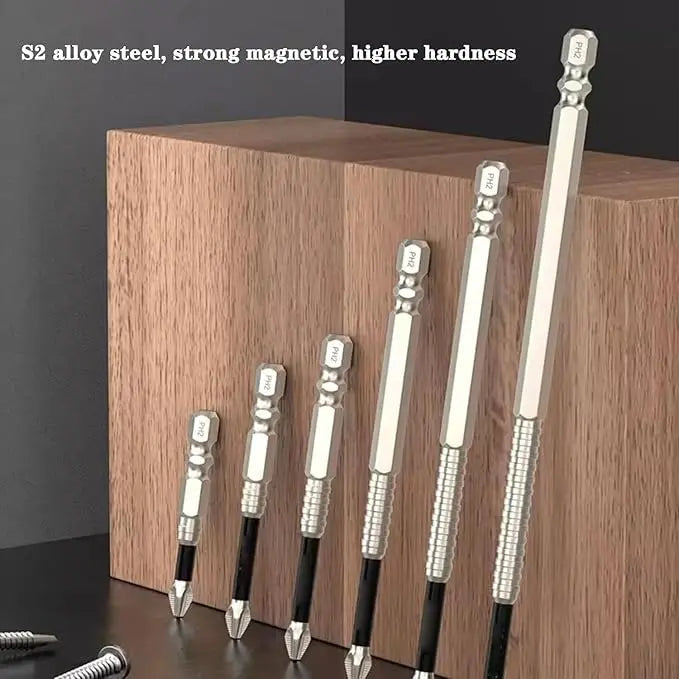 Magnetic Screwdriver Bit Set for Precise Work