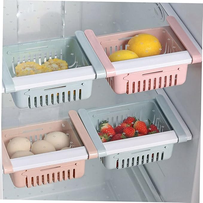 Multipurpose Refrigerator Organizer – Stackable Food Container with Drain