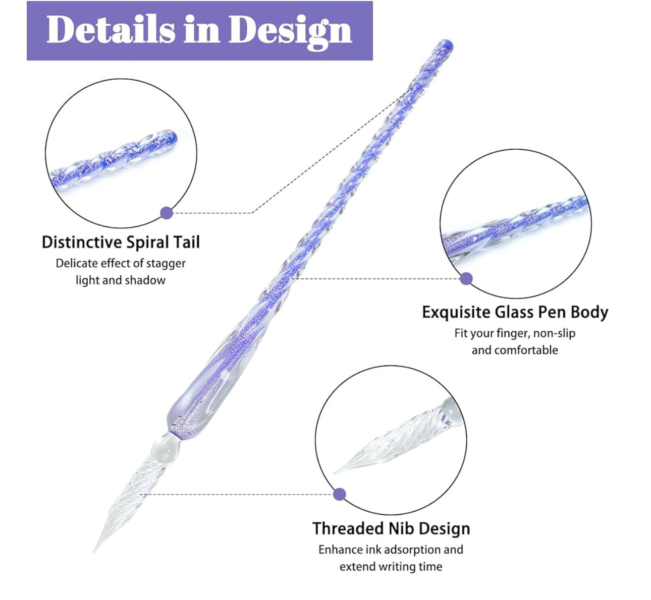 Shimmering Crystal Pen — Creativity with Sparkling Lightness