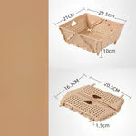 Foldable Draining and Storage Basket – Space-Saving, Heat-Resistant Organizer