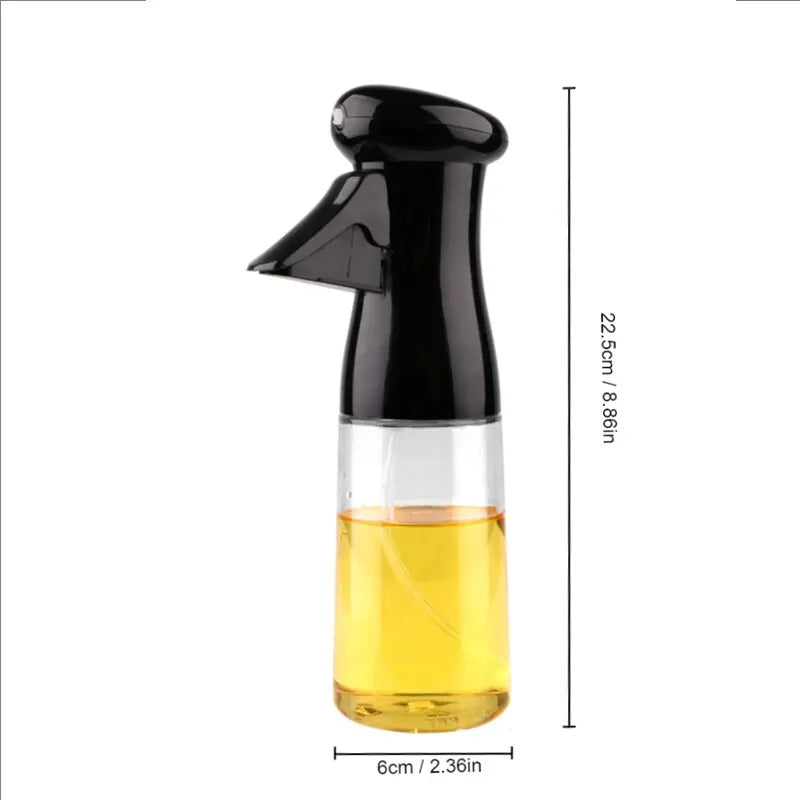 Clear Cooking Oil Spray Bottle – Eco-Friendly Kitchen Sprayer with Precise Pouring