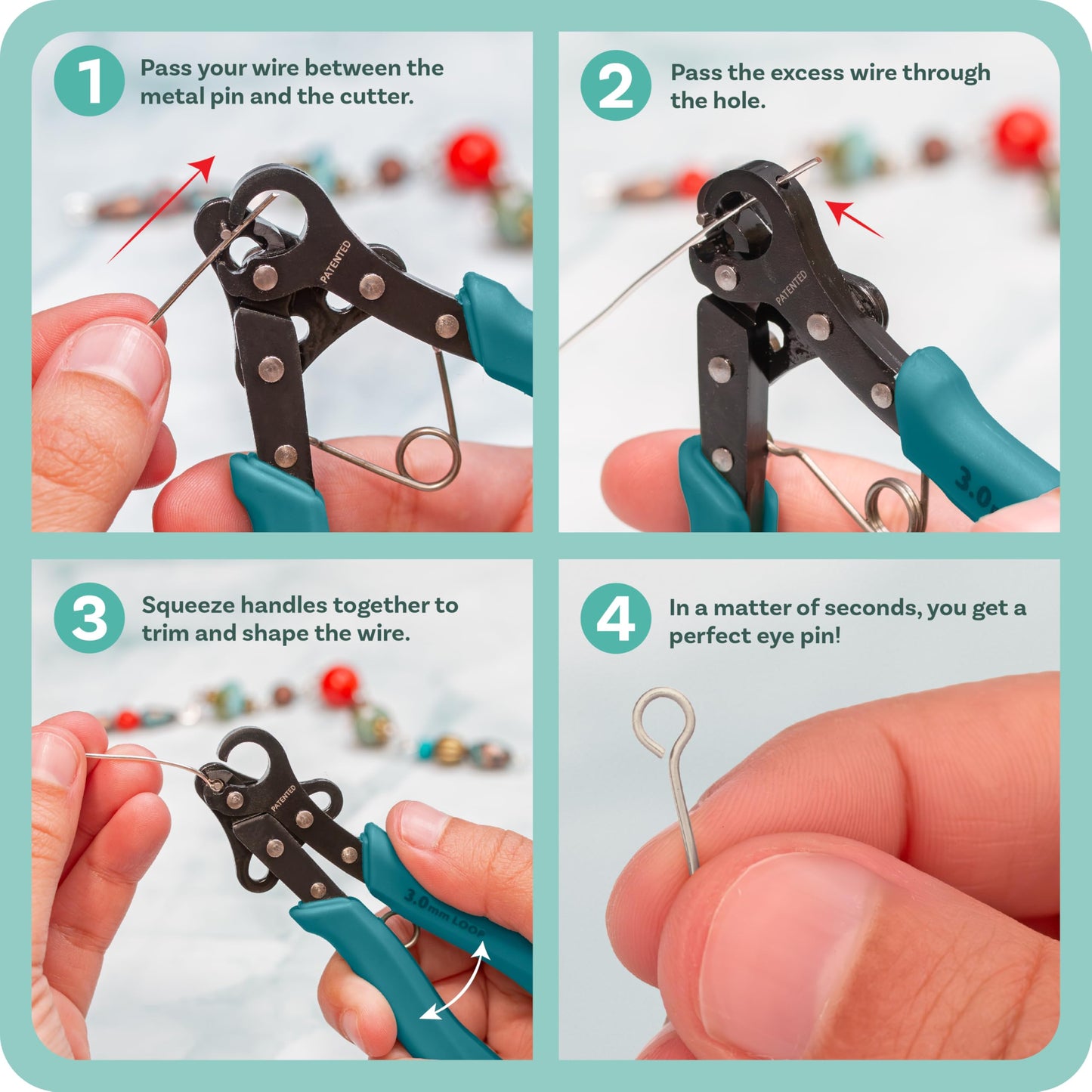 Jewelry Pliers — Effortless Loops with Professional Shape