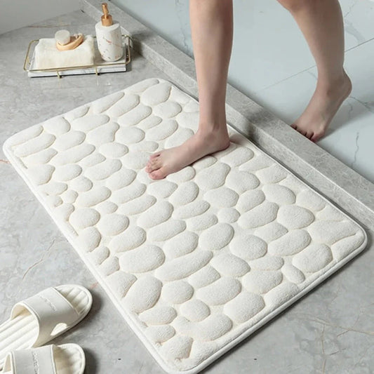 Soft Pebble Bath Mat – Cozy & Quick-Dry