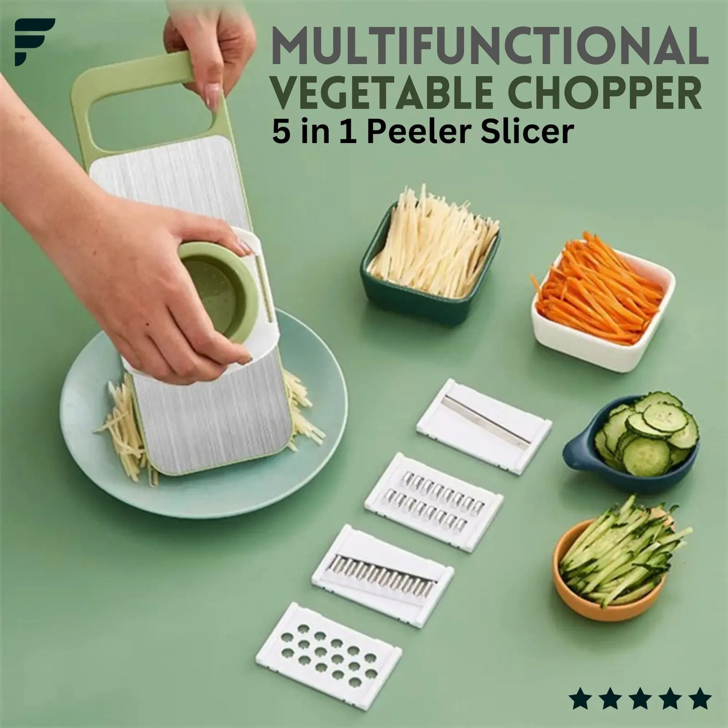 Multifunctional Vegetable Cutter — Faster Cooking with Safety