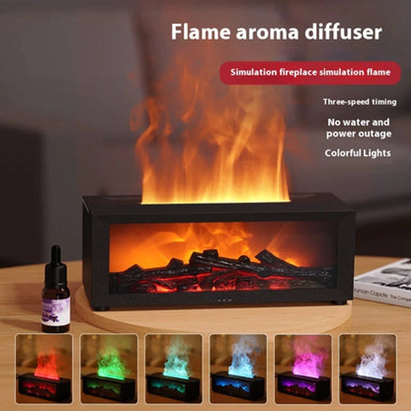 Fireplace Aroma Diffuser — Set the Mood with Gentle Aroma