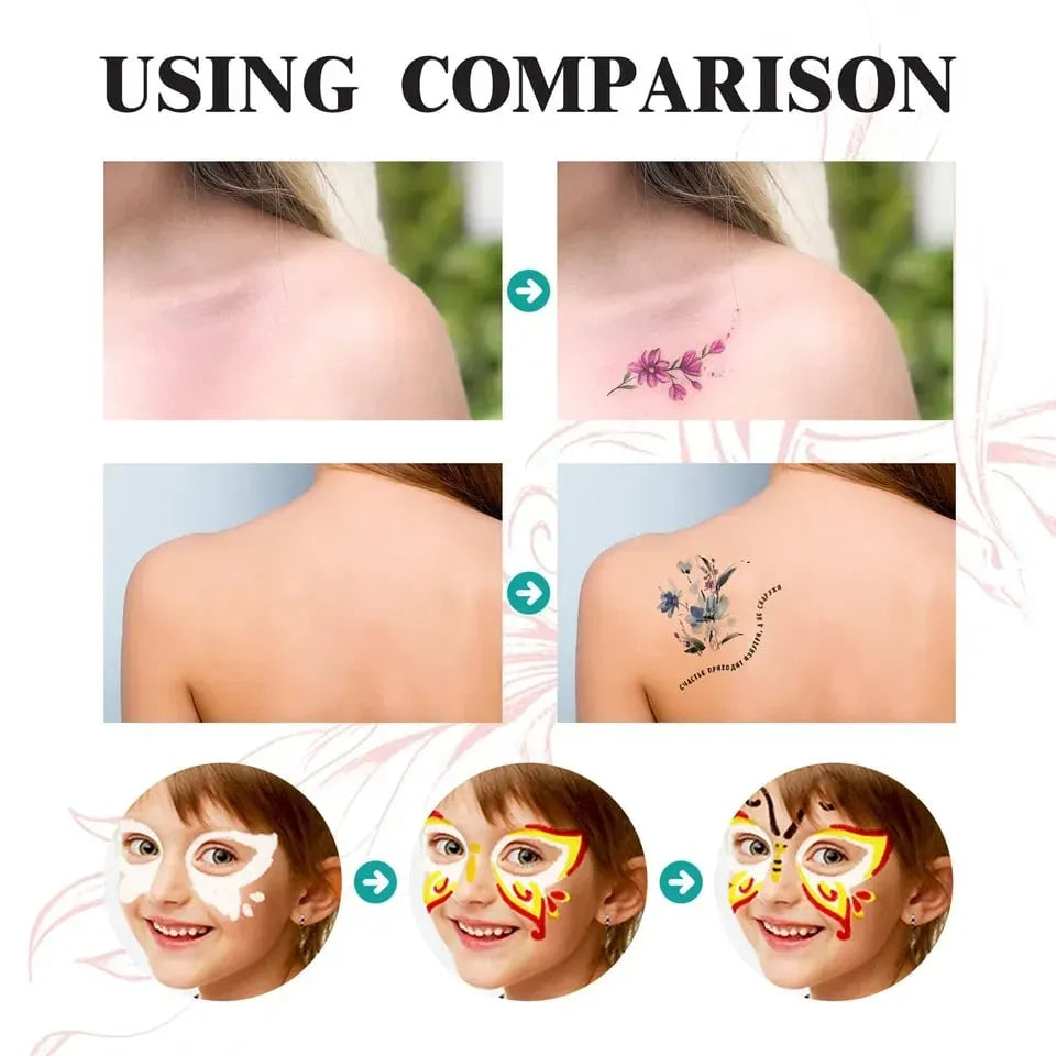 Temporary Tattoo Markers Set-10-Color Body Art Pens Mivoza Deutschland