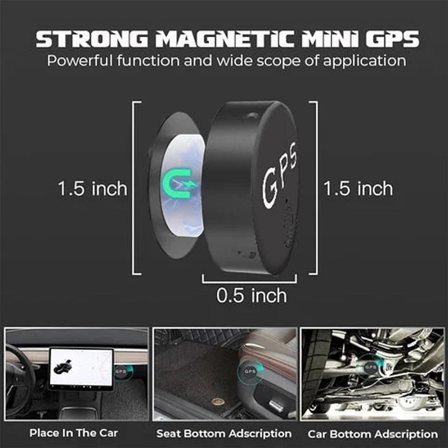 Mini GPS Tracker with Magnet – Secure Tracking Anytime, Anywhere