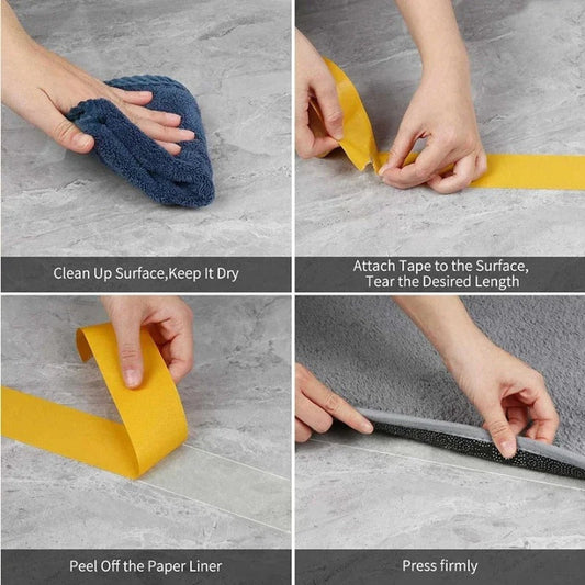 Doppelseitiges Transparentband — Haftet fest, löst sich rückstandsfrei Mivoza Deutschland