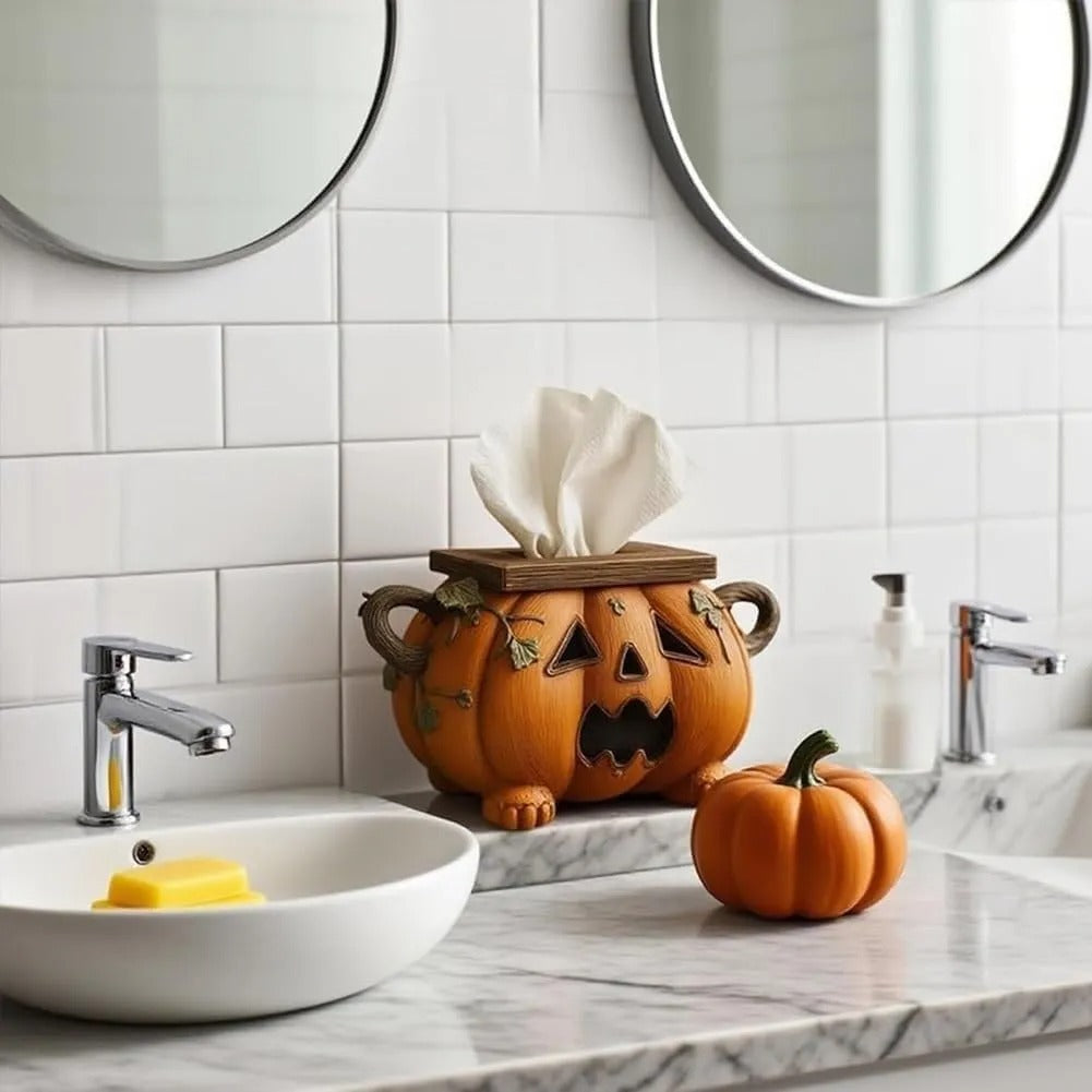 Halloween Pumpkin Tissue Box Holder Mivoza Deutschland