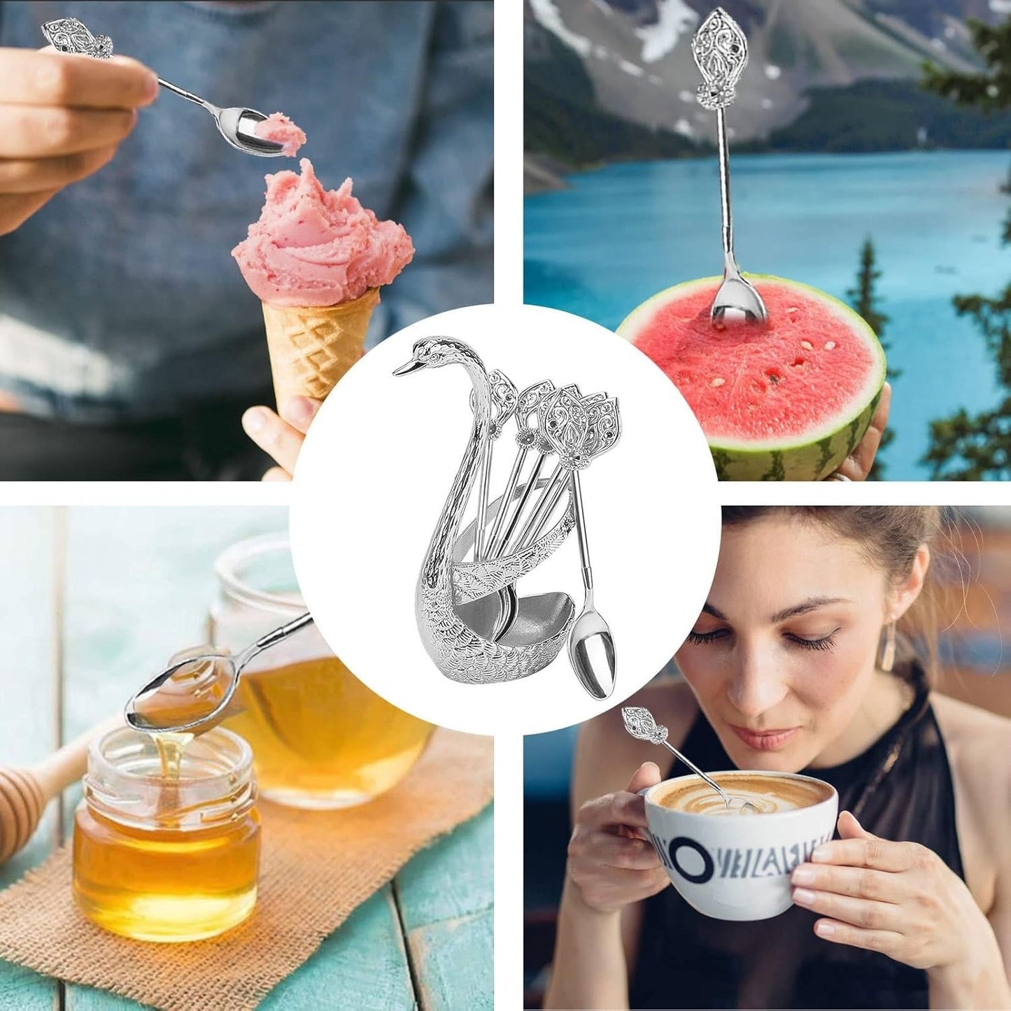 Exquisites Kaffeelöffel-Set — Vollendet dein königliches Kaffeeerlebnis Mivoza Deutschland