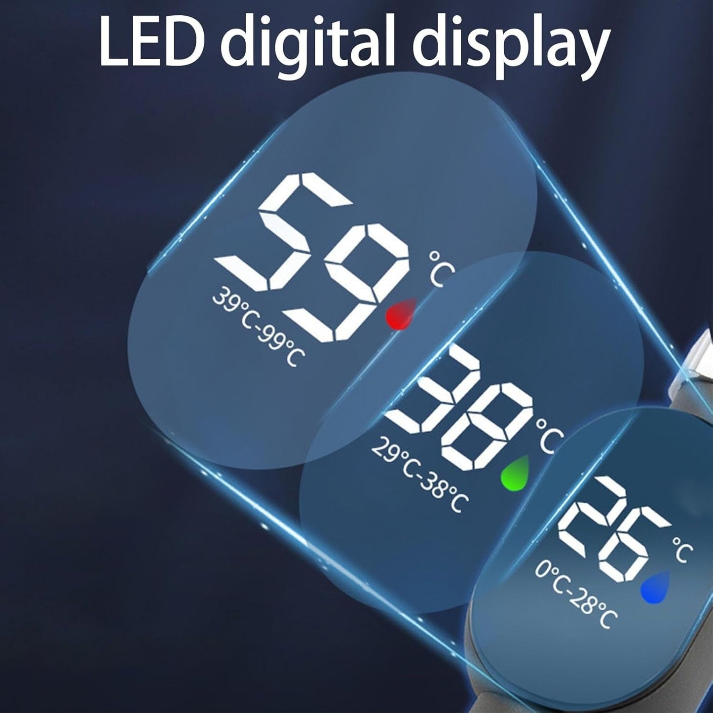 Digital Shower Thermometer — Perfect Water Temperature All Winter Long