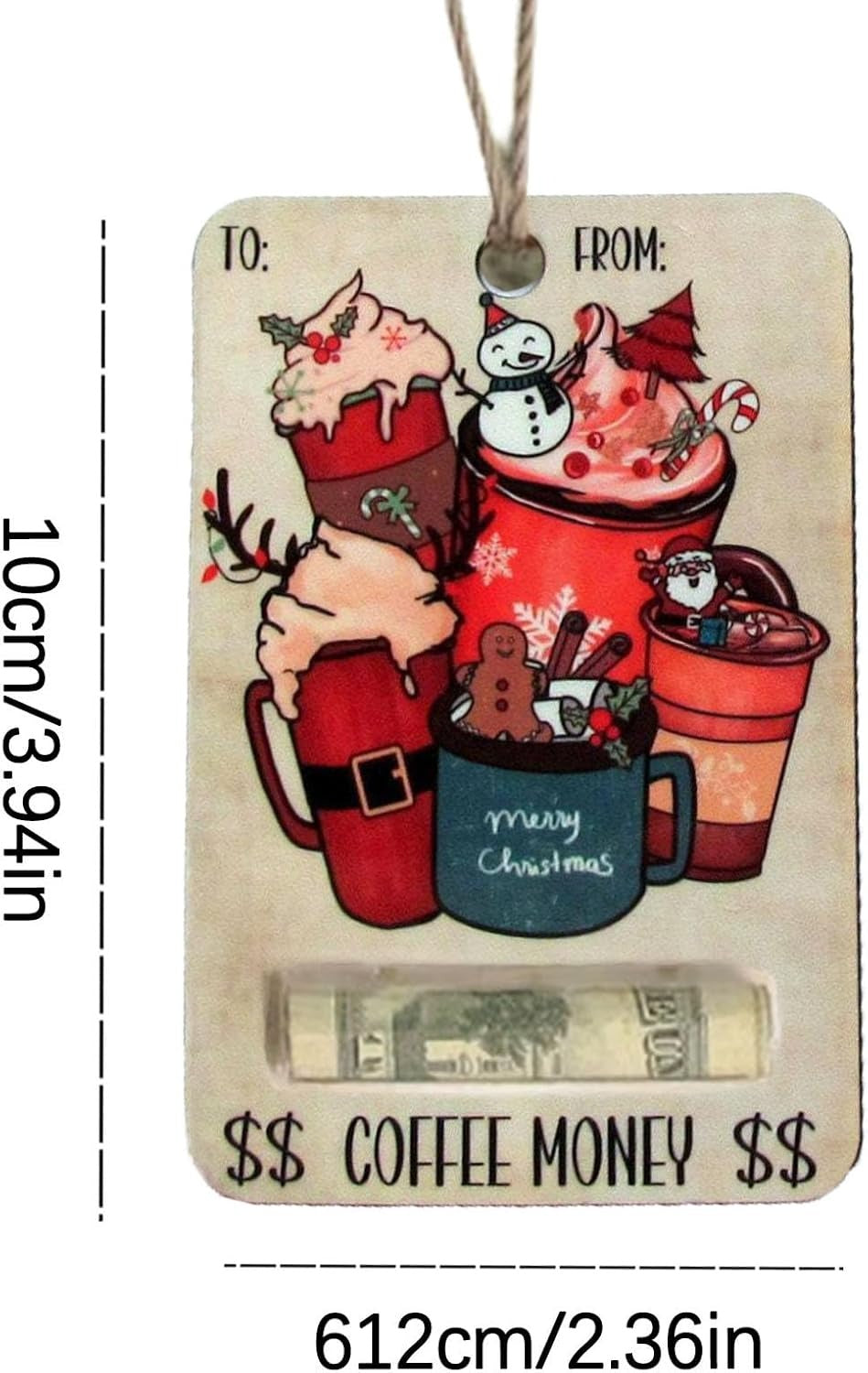 Cash Card Holder Christmas — Perfect for Cash Gifts