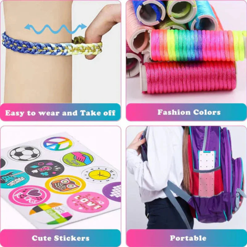 DIY Bracelet Braiding Set — Create 7 Different Bracelet Styles