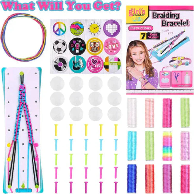 DIY Bracelet Braiding Set — Create 7 Different Bracelet Styles