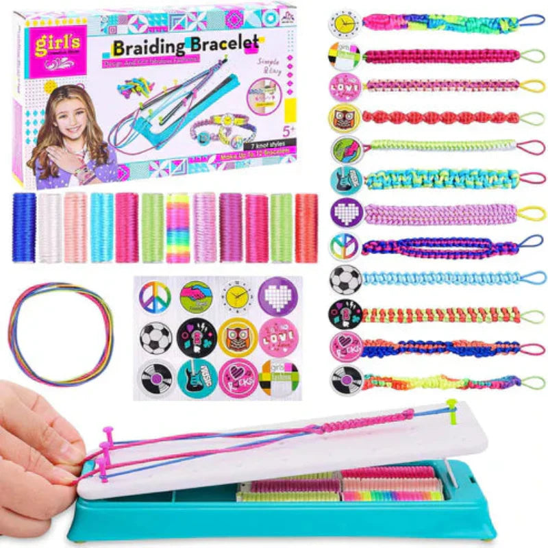 DIY Bracelet Braiding Set — Create 7 Different Bracelet Styles