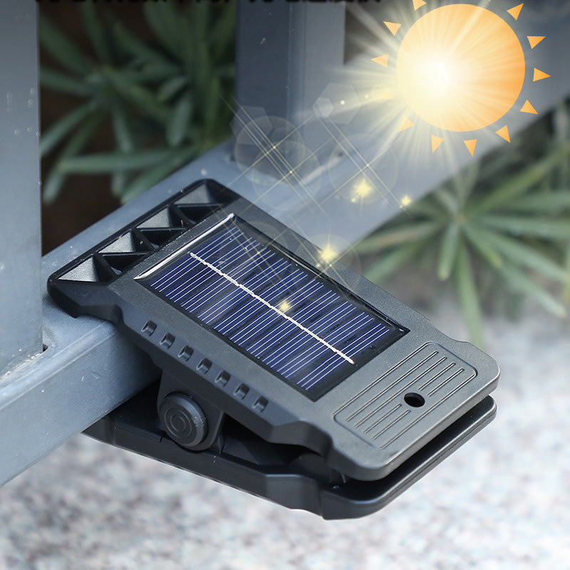 Solar Clip Lamp with Motion Sensor — Simple Light for Garden & Greenhouse