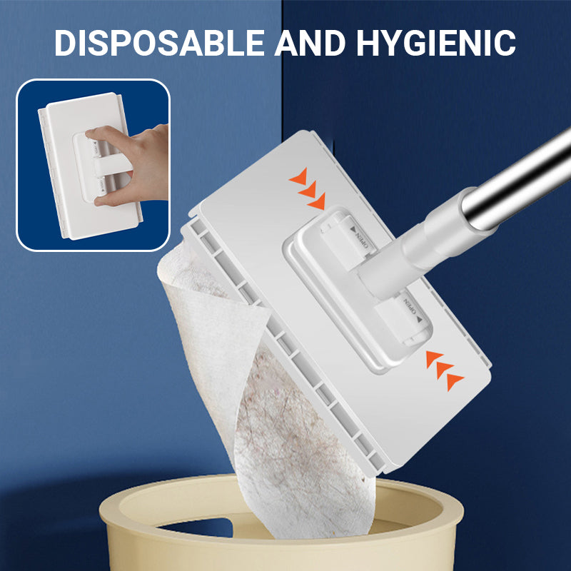 Disposable Dust Mop with 4 Reusable Cloths Mivoza Deutschland