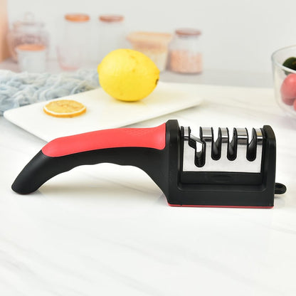 4-Stage Knife Sharpener – Sharp Blades for Easy Cooking