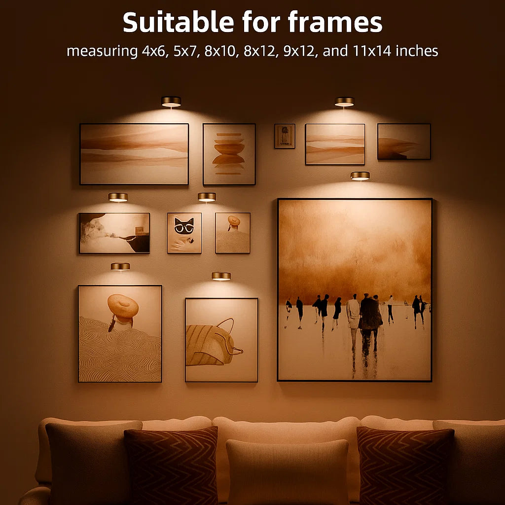 Wireless LED Picture Light – Bring Your Art to Life