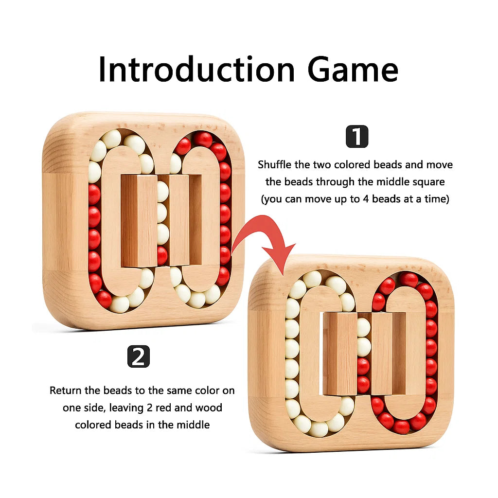 Wooden Spin Puzzle – Stress Relief & Focus Booster