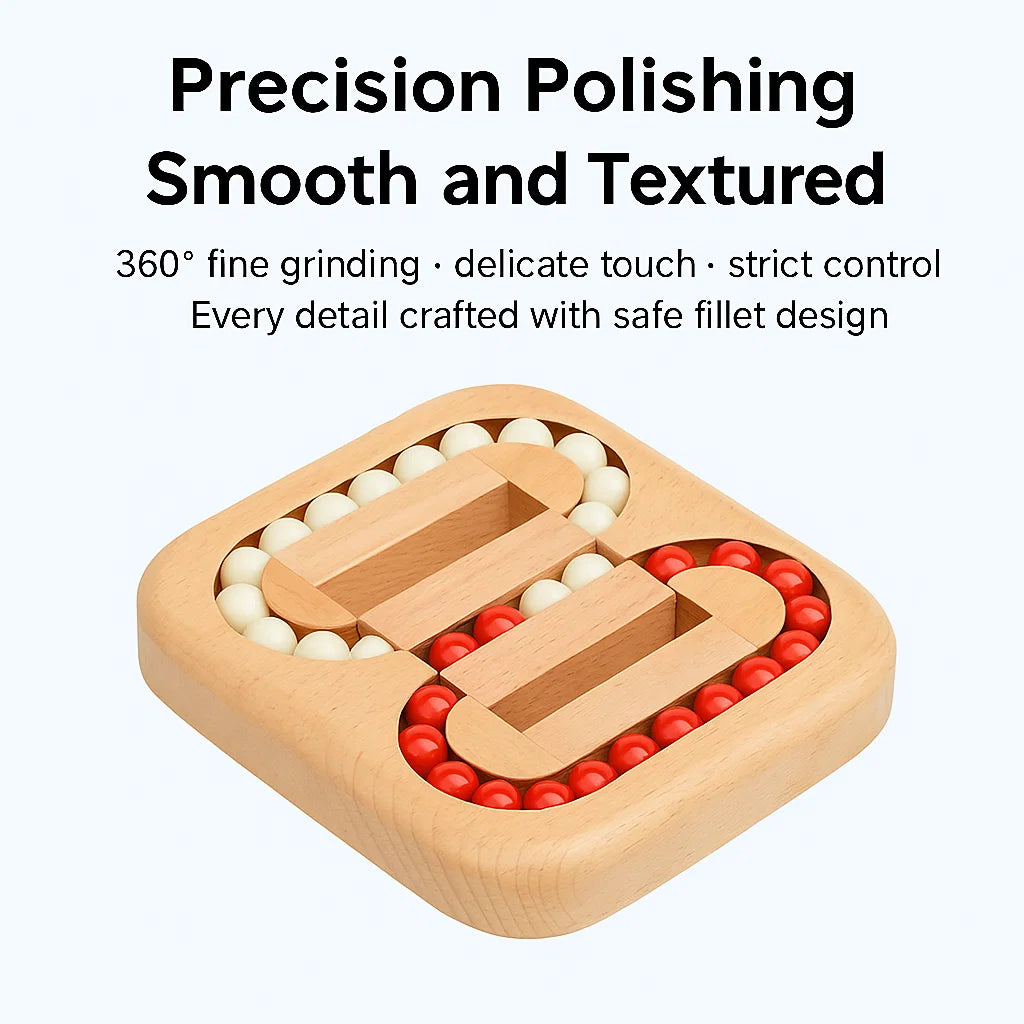 Wooden Spin Puzzle – Stress Relief & Focus Booster