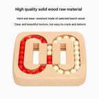 Wooden Spin Puzzle – Stress Relief & Focus Booster