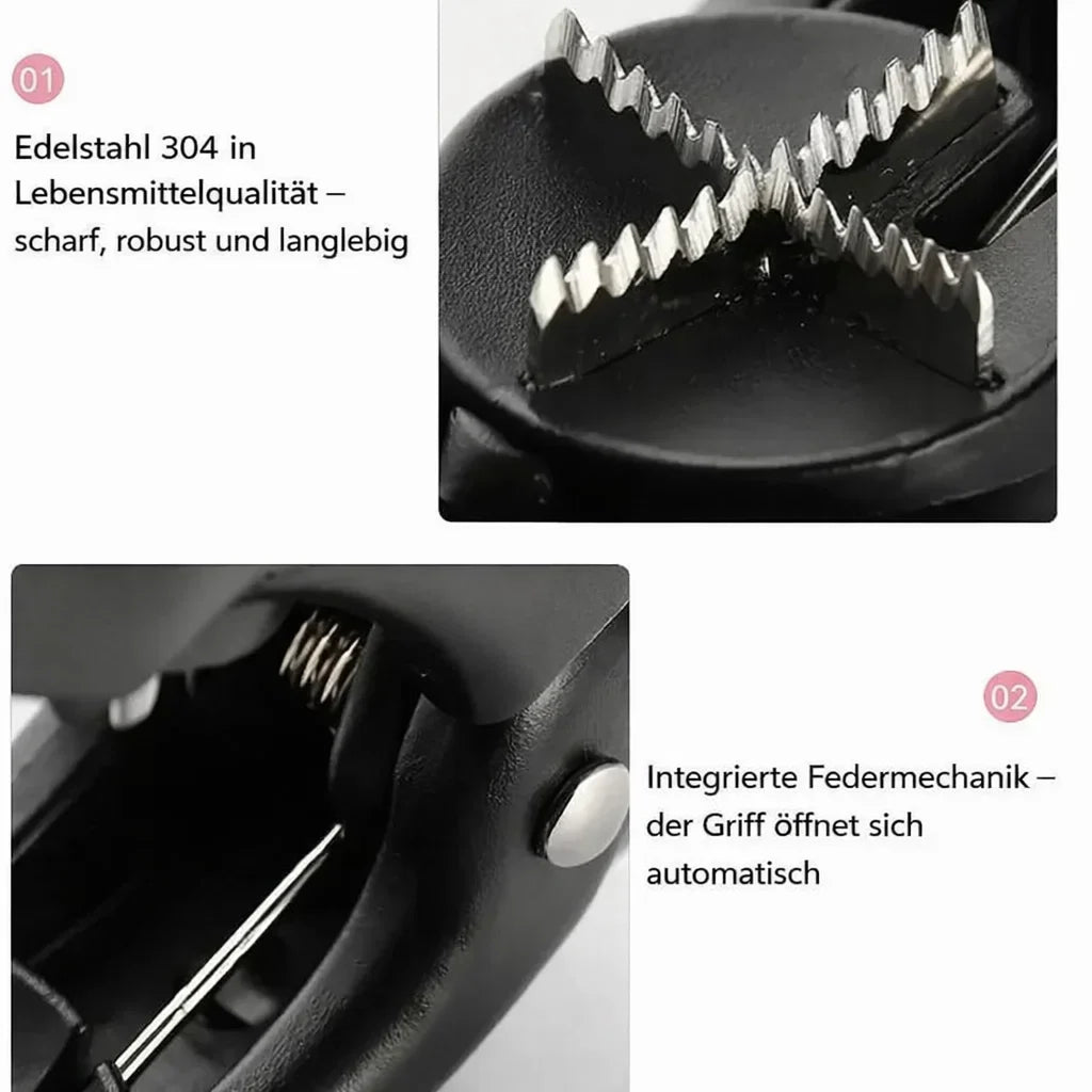 Nussschäler für Kastanien und harte Nüsse – sicher und kraftsparend