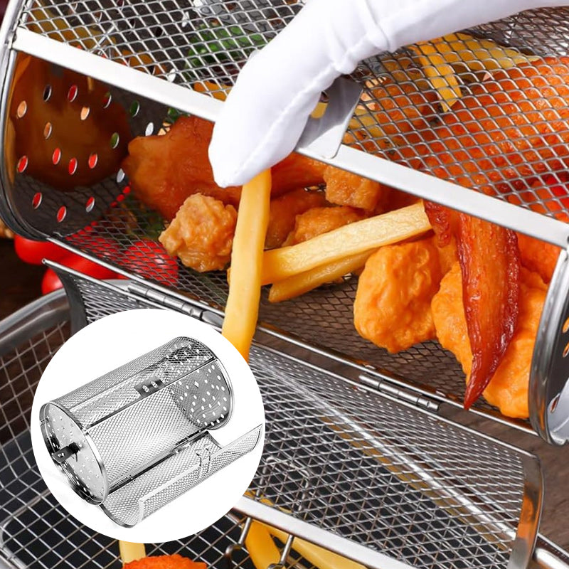 Rotisserie Basket for Air Fryers – Evenly Cooked Every Time