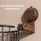 Suction Cup Walnut Paper Towel Holder Mivoza Deutschland