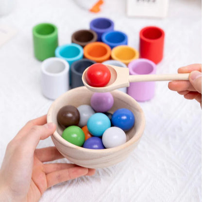 Color-Matching Wooden Set for Calm Learning
