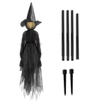 Halloween Witch Garden Stake – Outdoor Water Decoration