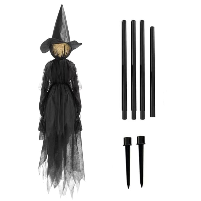 Halloween Witch Garden Stake – Outdoor Water Decoration