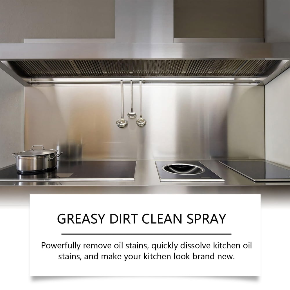 Non-toxic kitchen degreaser for streak-free cleanliness