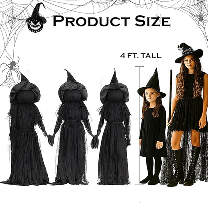 Halloween Witch Garden Stake – Outdoor Water Decoration