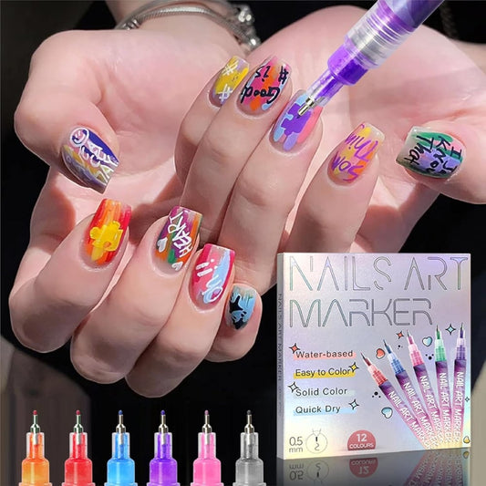 Nail Design Color Pencil Set — Radiant Colors for Perfect Nails