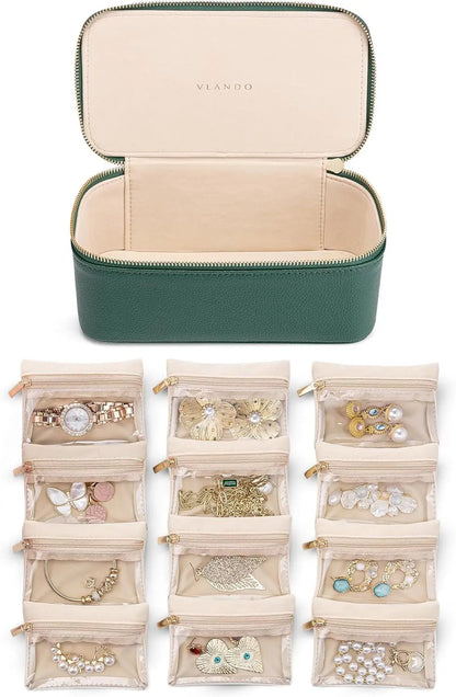 Jewelry Box with Transparent Compartments – Organized and Protected Storage