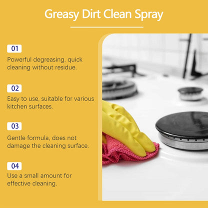 Non-toxic kitchen degreaser for streak-free cleanliness