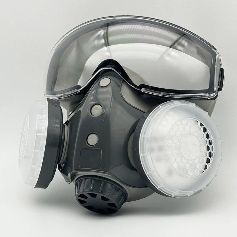 Integrated Respiratory Mask — Dustproof Half Mask with Dual Filtration