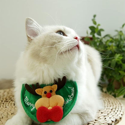 Christmas Tree Pom-Pom Hat — Transforms Your Pet into a Holiday Icon