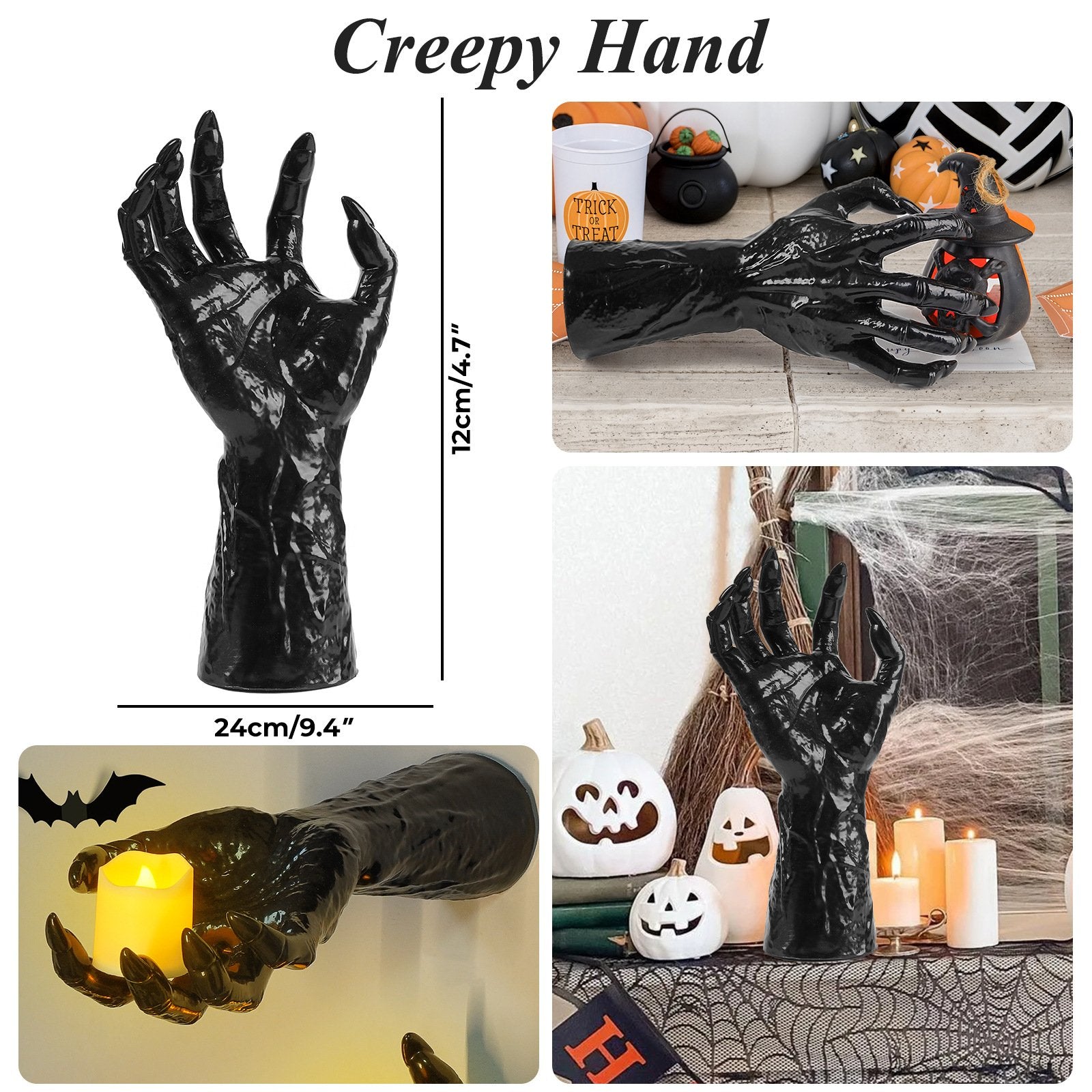 🎃👻Halloween Creepy Wall Mounted Reaching Hands - 3-Pack Decorations(1:1 reproduction) Mivoza Deutschland