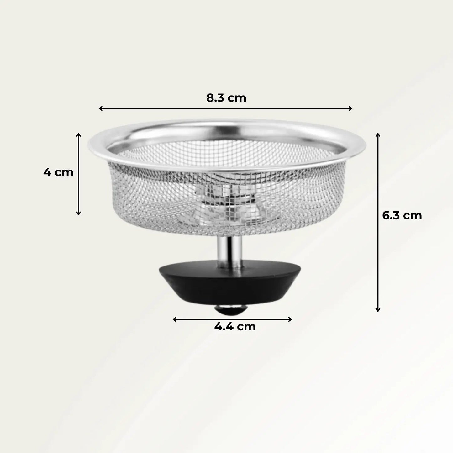 Abflusssieb für Spüle — Verhindert teure & unangenehme Rohrreinigung 2er Set Mivoza Deutschland