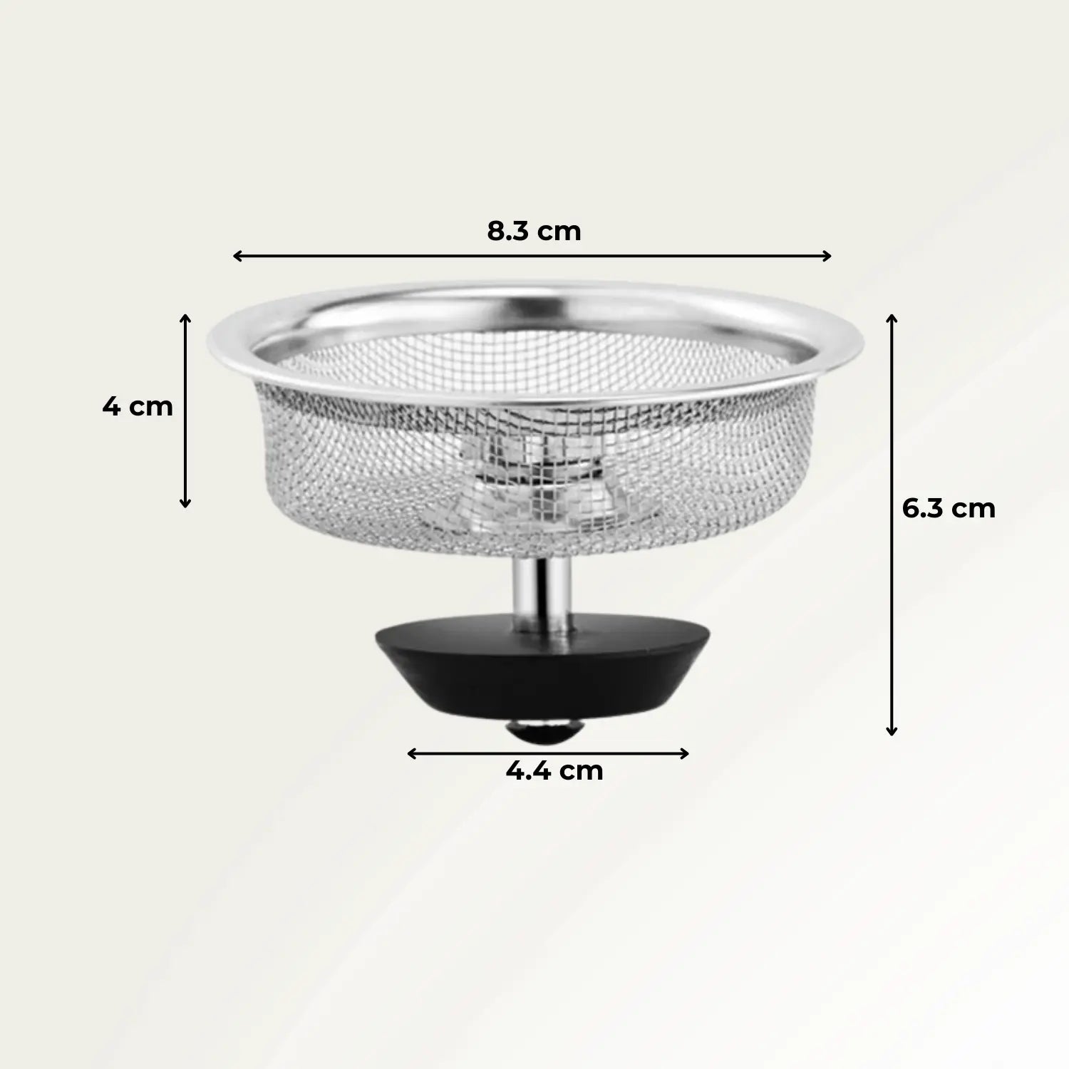 Abflusssieb für Spüle — Verhindert teure & unangenehme Rohrreinigung 2er Set Mivoza Deutschland