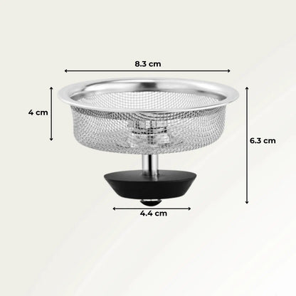 Abflusssieb für Spüle — Verhindert teure & unangenehme Rohrreinigung 2er Set Mivoza Deutschland