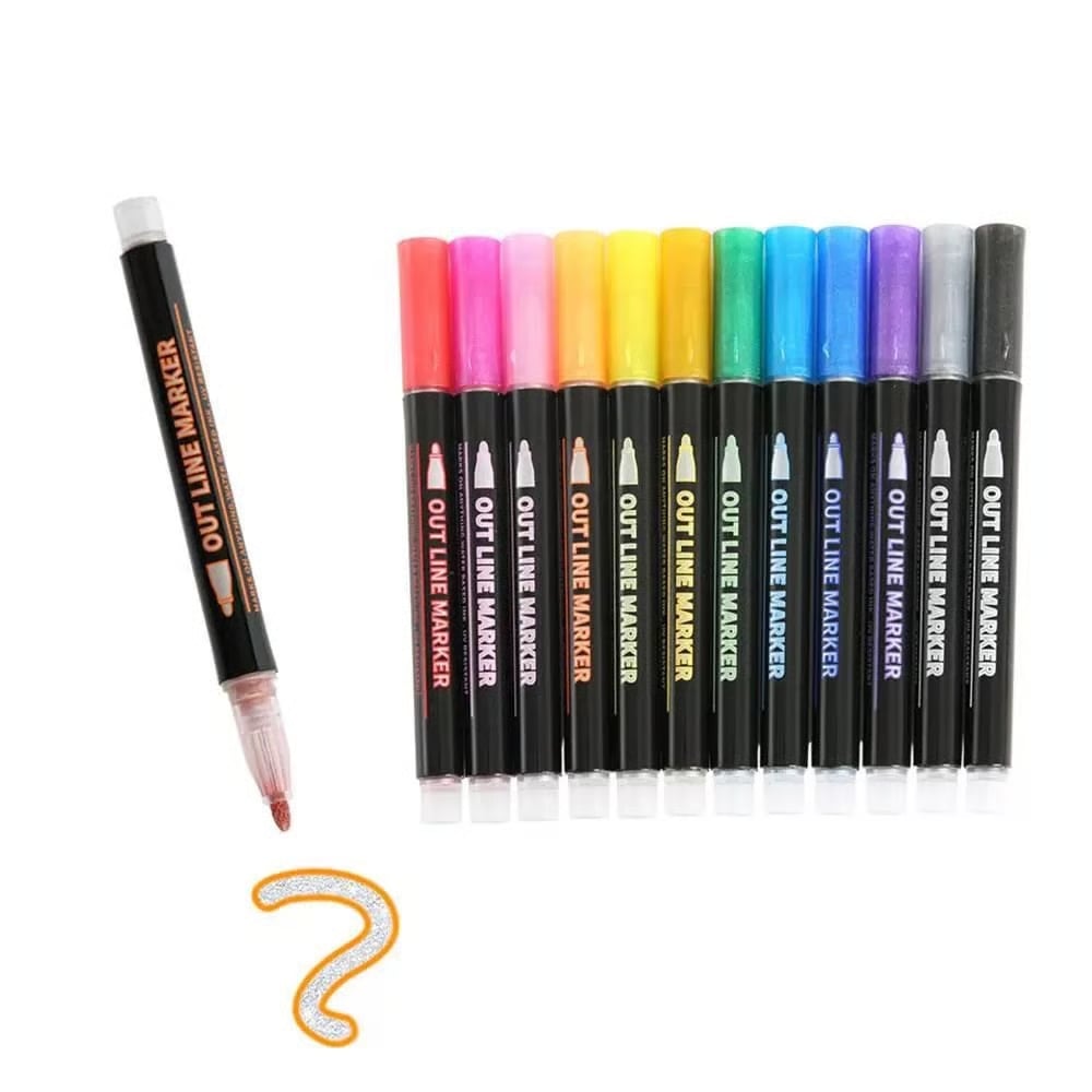 Metallic Marker Set – Creative Effects on Any Surface