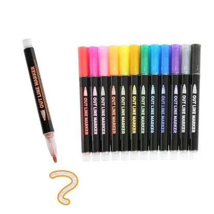 Metallic Marker Set – Creative Effects on Any Surface