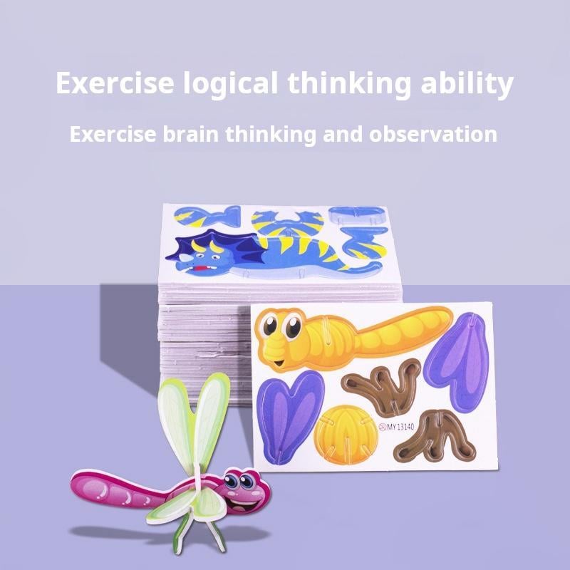 100-piece Animal Figures Set – Educational Toy to Promote Children's Creativity