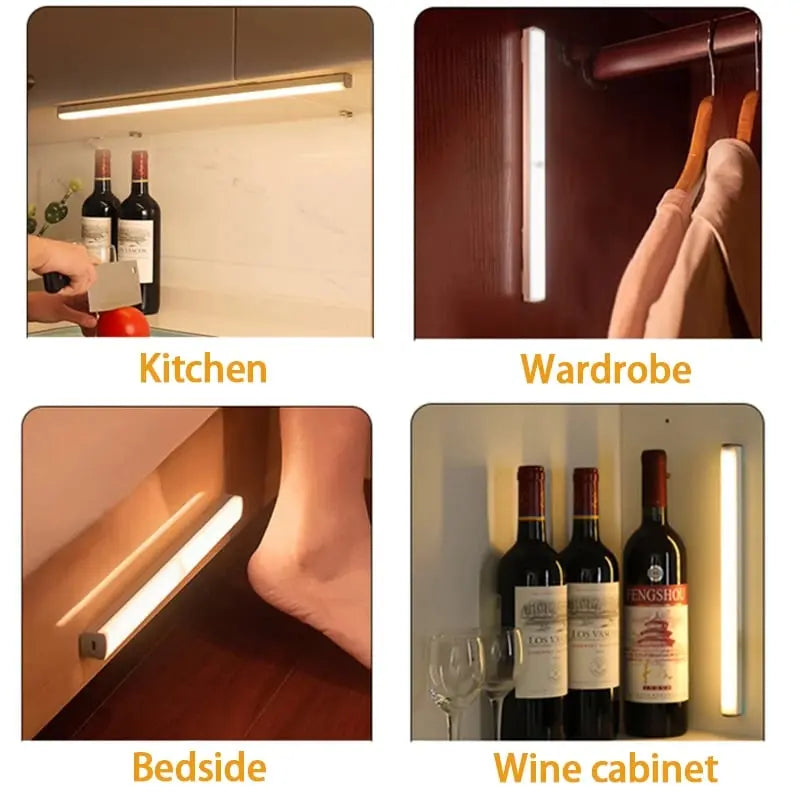 Smarte Sensor LED-Lampe mit Magnet — Perfekt für Keller & Dachboden 3er-Set Mivoza Deutschland