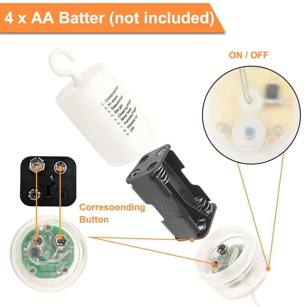 Starburst String Lights 3-Piece Set — Create a Dazzling Light Show