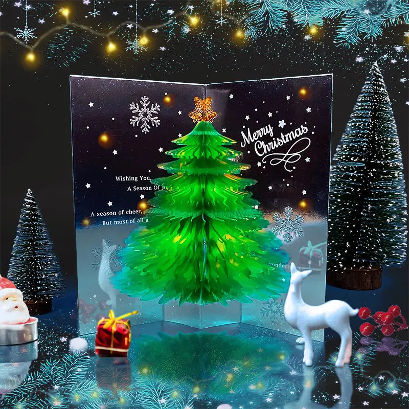 3D Christmas Cards — Unfold a Sparkling Surprise