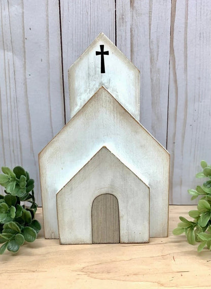 Easter Decoration Set Made of Wood — Symbol of Peace, Hope & New Beginnings 4-Piece Set
